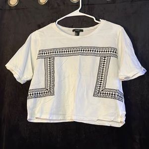 forever 21 cropped t-shirt